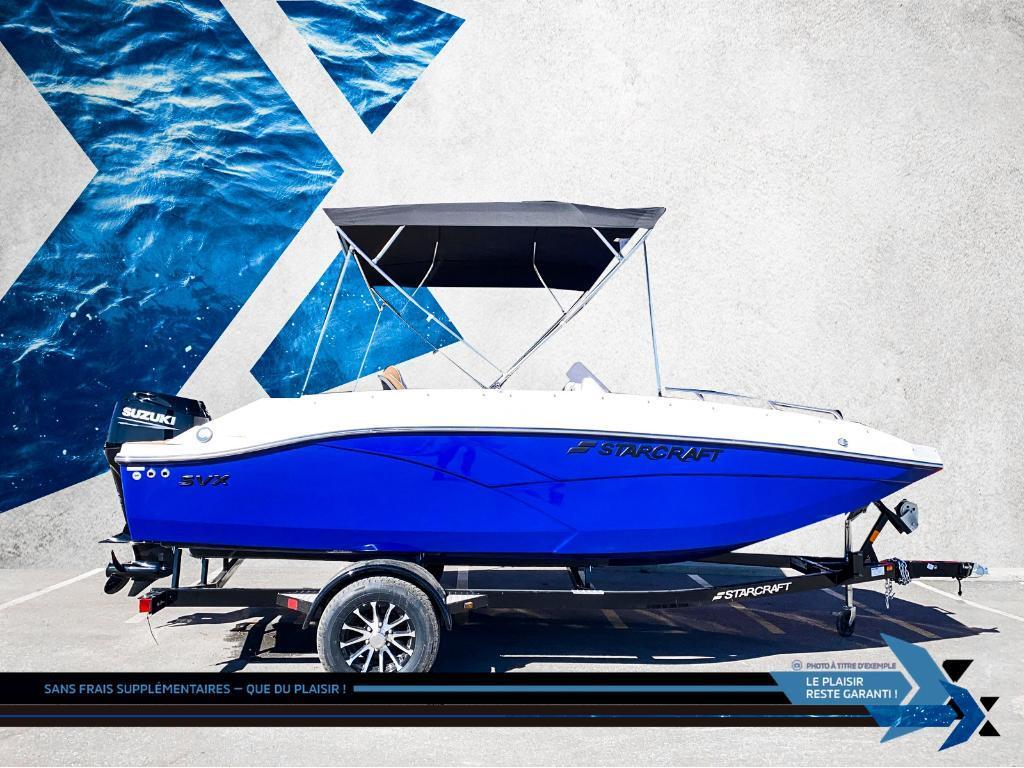 Ponton Starcraft SVX 171 OB 90HP deck boat bateau Ponté 2025 à vendre