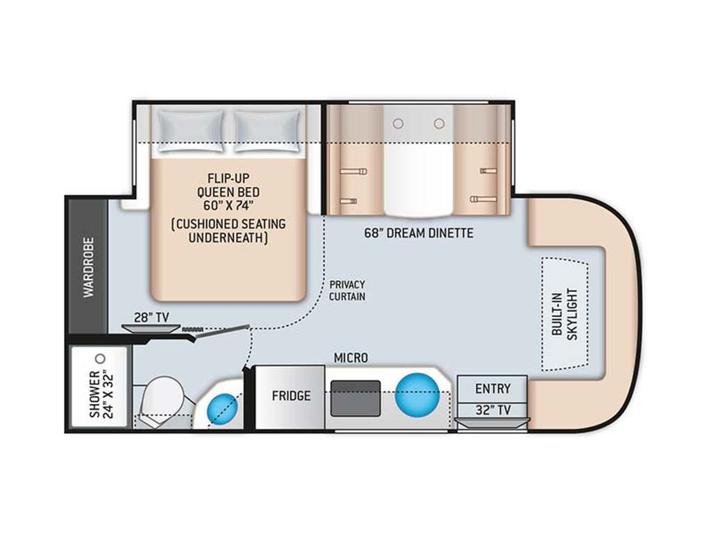 VR Classe B Thor Motor Coach  2022 à vendre