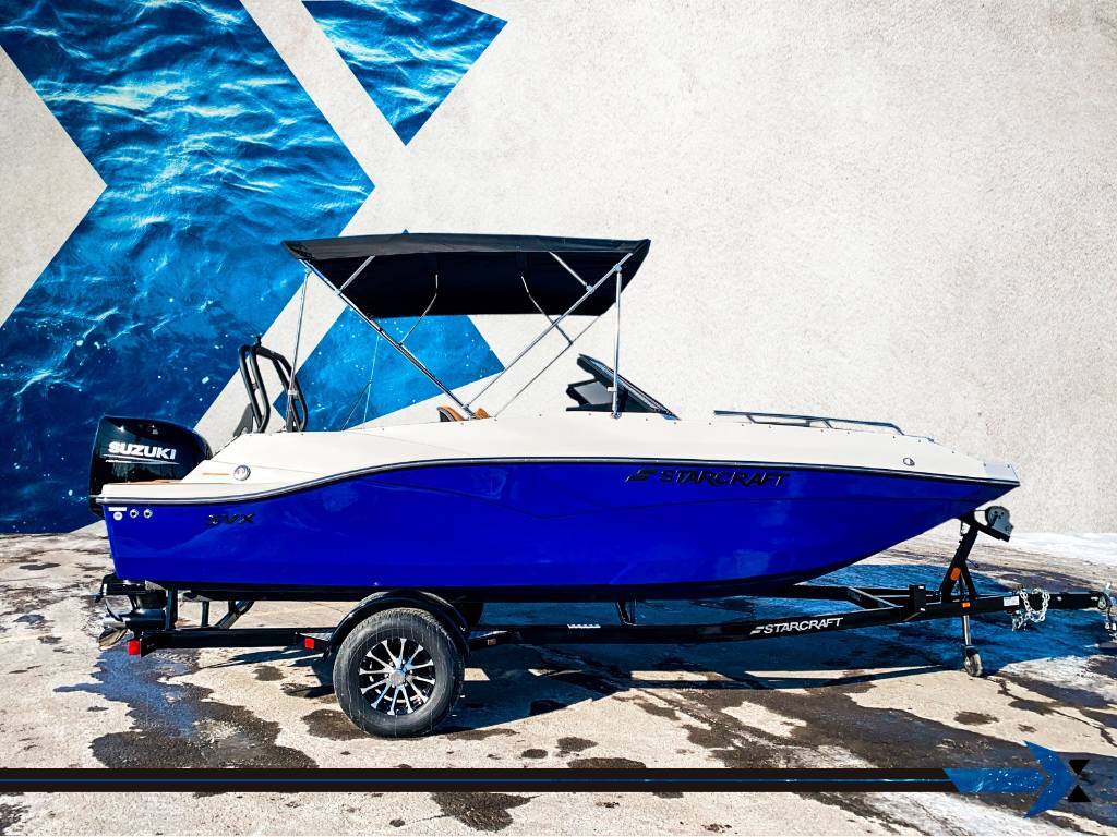 Ponton Starcraft SVX 190 OB 140HP deck boat bateau Ponté 2025 à vendre