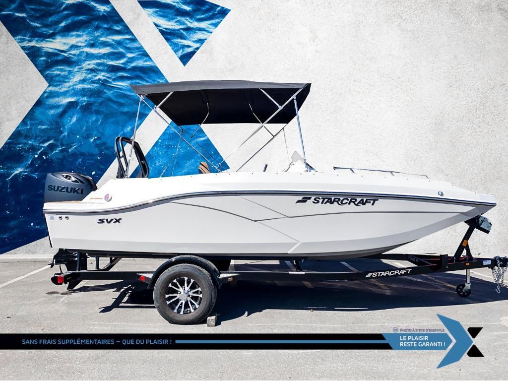 Ponton Starcraft SVX 191 OB 140HP édition deck boat bateau Ponté 2025 à vendre