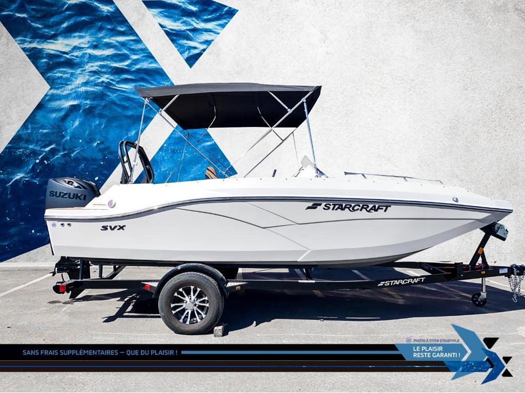 Pontoon Starcraft SVX 191 OB 140HP édition deck boat bateau Ponté 2025 à vendre