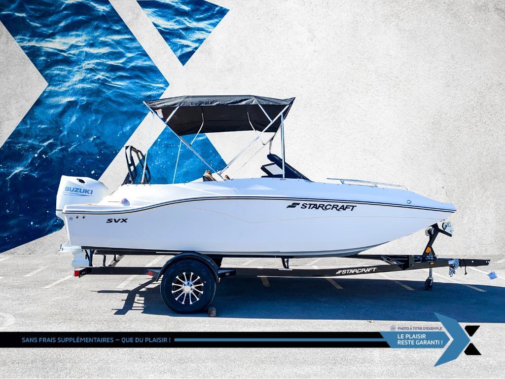 Ponton Starcraft SVX 190 OB 140HP deck boat bateau Ponté 2025 à vendre