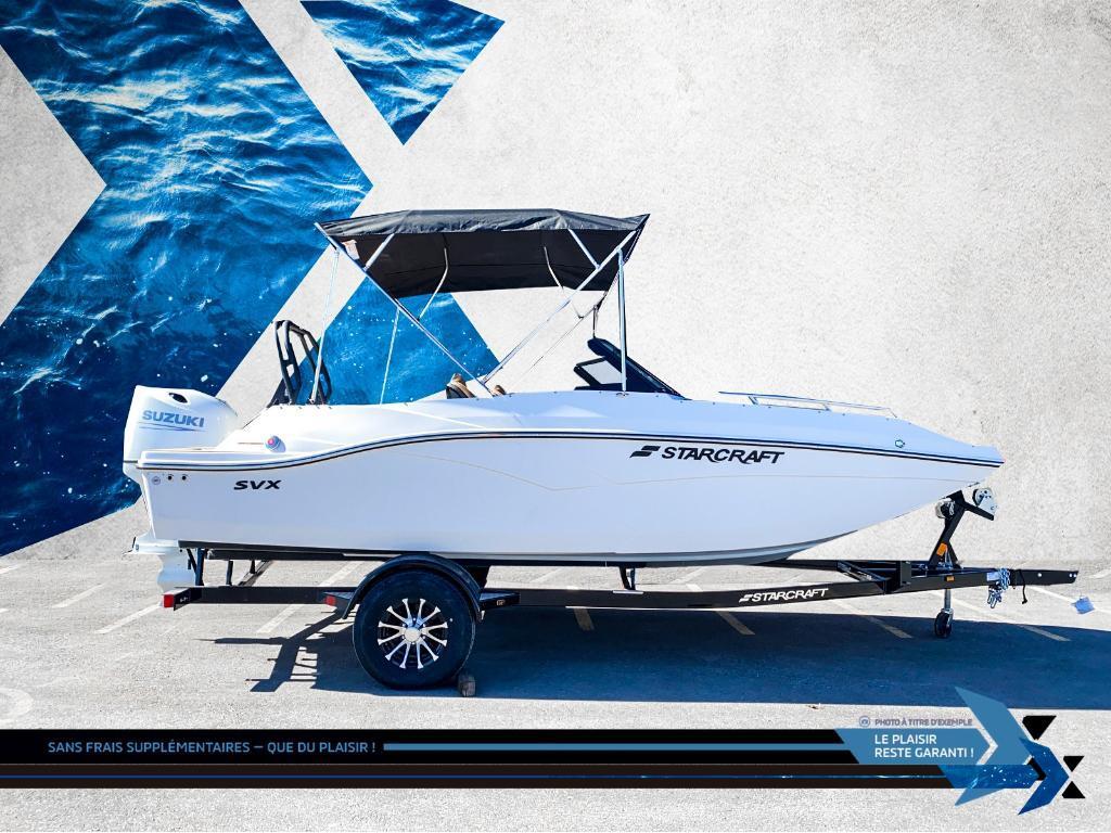 Pontoon Starcraft SVX 190 OB 140HP deck boat bateau Ponté 2025 à vendre