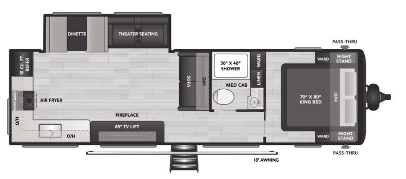 Roulotte Keystone RV 2025 à vendre