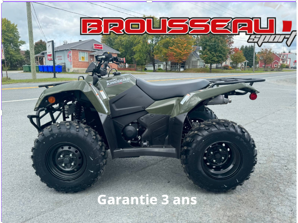 VTT Multiusage Suzuki KingQuad 2025 à vendre
