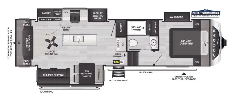 Caravane à sellette Keystone RV  2025 à vendre