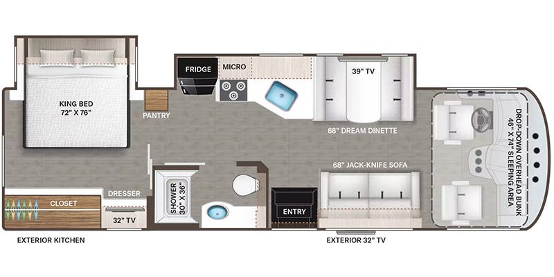 VR Classe A Thor Motor Coach  2024 à vendre