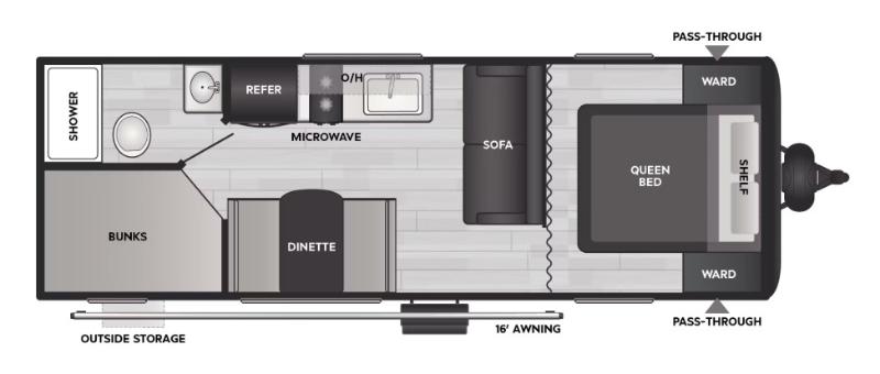 Roulotte Keystone RV 2025 à vendre