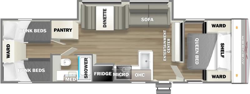 Travel Trailer Prime Time  2025 à vendre