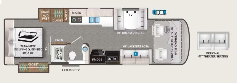 VR Classe A Thor Motor Coach 2025 à vendre