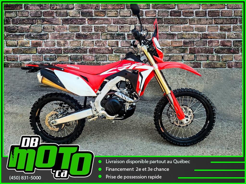 Moto double usage Honda CRF 450 L 2019 à vendre