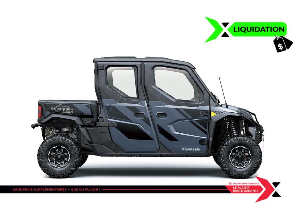 VTT Côte-à-côte Kawasaki RIDGE XR CREW LIMITED HVAC 2025 à vendre