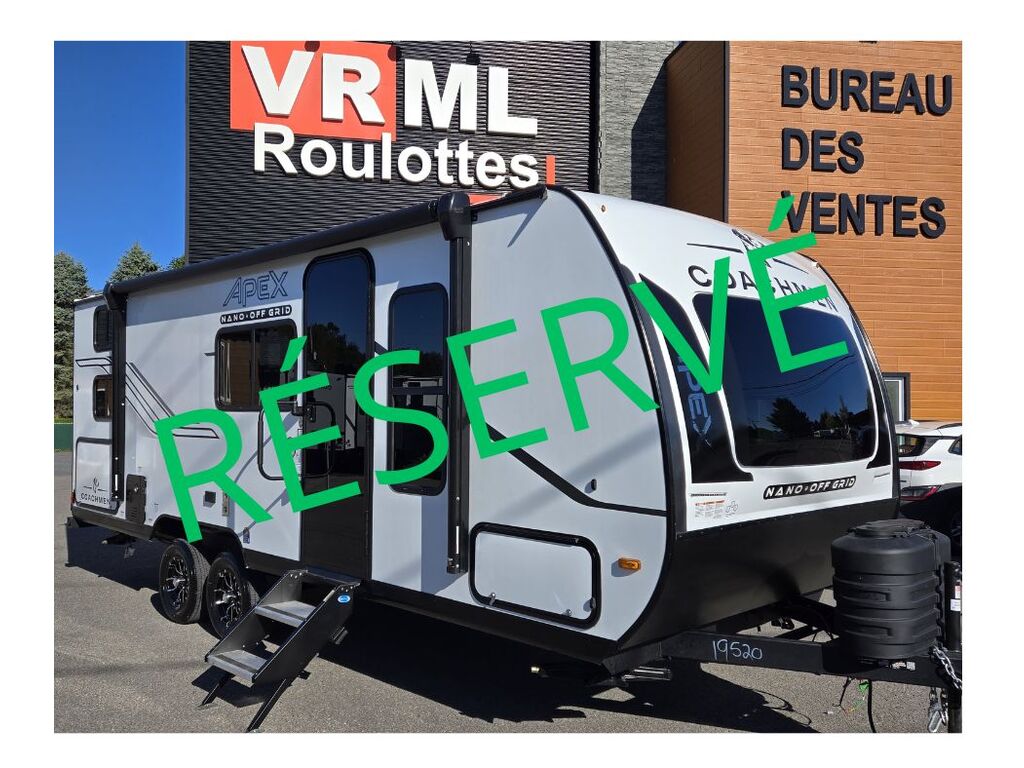 Roulotte Coachmen Apex Nano 208BHS 2026 à vendre