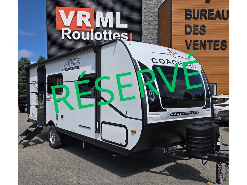 Roulotte Coachmen Apex Nano 190RBS 2026 à vendre