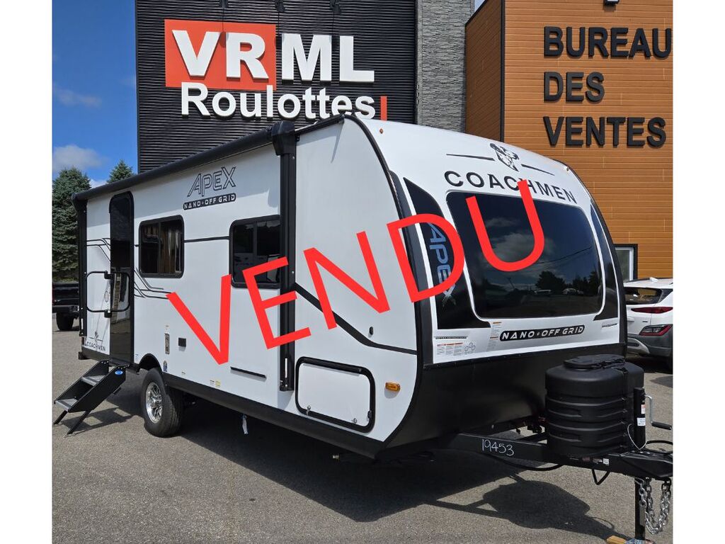 Roulotte Coachmen Apex Nano 190RBS 2026 à vendre