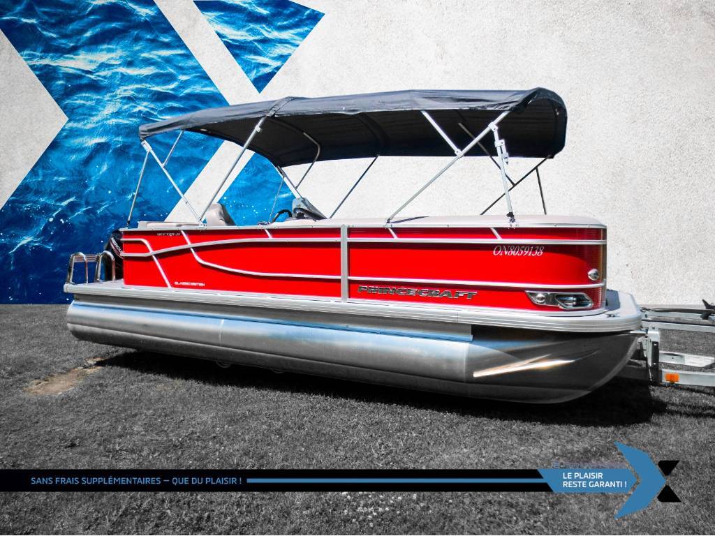 Ponton Princecraft VECTRA 21 60HP TOIT CAMPEUR 2020 à vendre