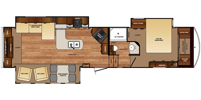 Caravane à sellette Forest River  2018 à vendre