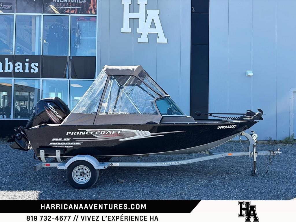 Bateau à moteur Princecraft NANOOK 168 DLX WS MERCURY 90HP 2015 à vendre