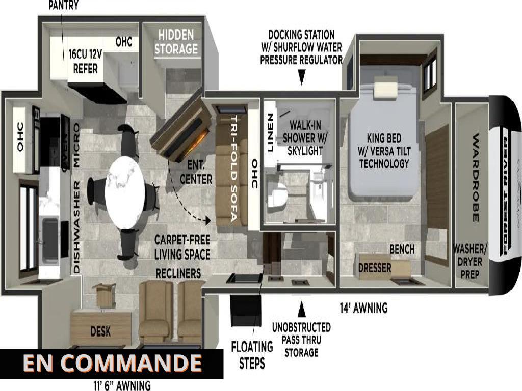 Caravane à sellette Forest River  2026 à vendre