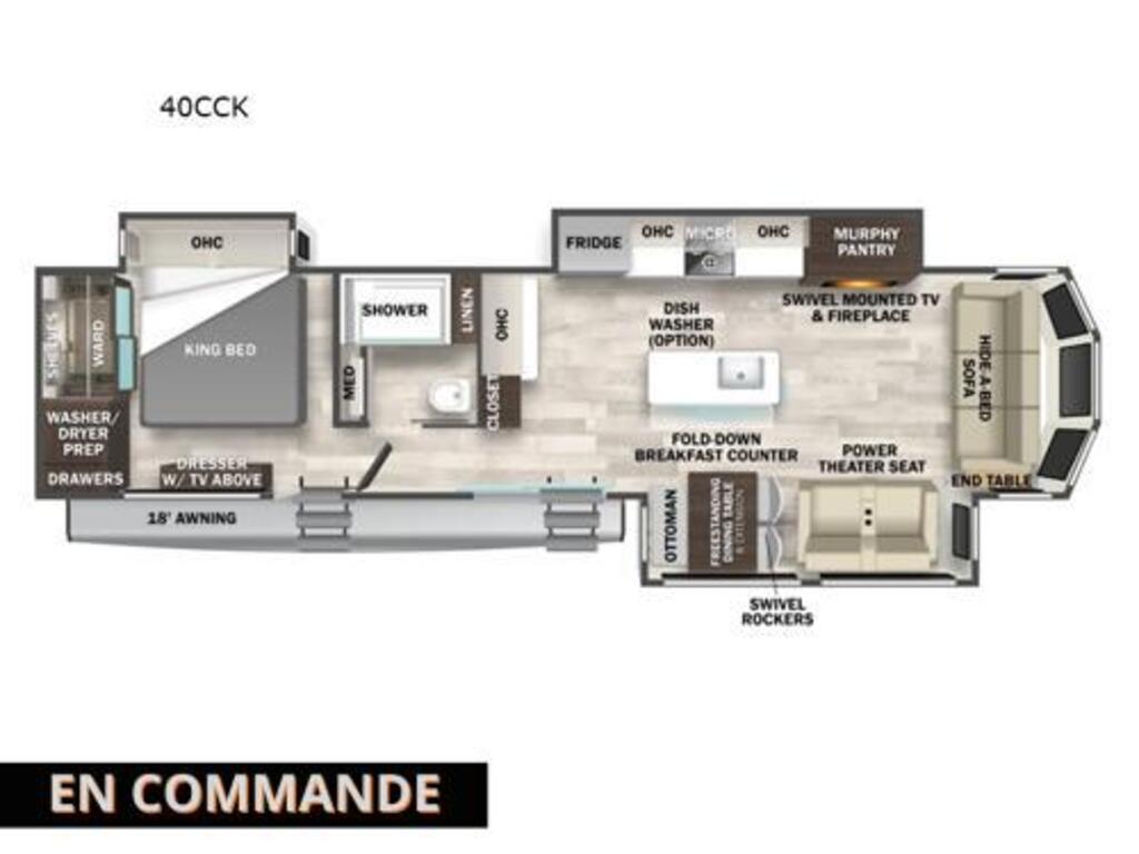 Roulotte de parc Cedar Creek 2026 à vendre