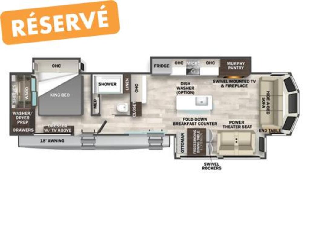 Roulotte de parc Cedar Creek 2026 à vendre