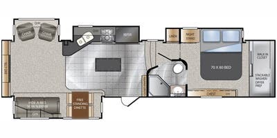Caravane à sellette Keystone RV 2014 à vendre