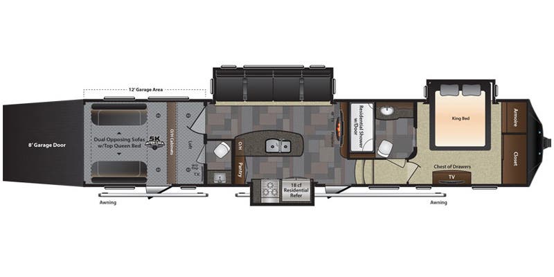 Caravane à sellette Keystone RV  2015 à vendre