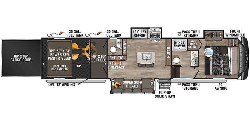 Caravane à sellette Prime Time 2014 à vendre