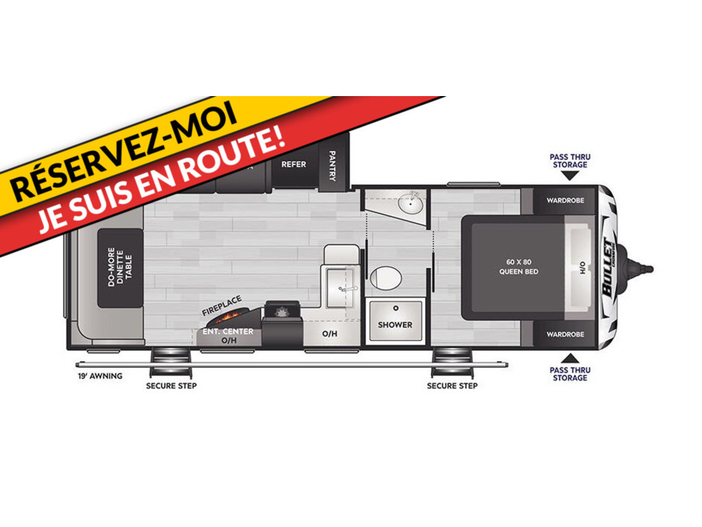 Travel Trailer Bullet  2026 à vendre
