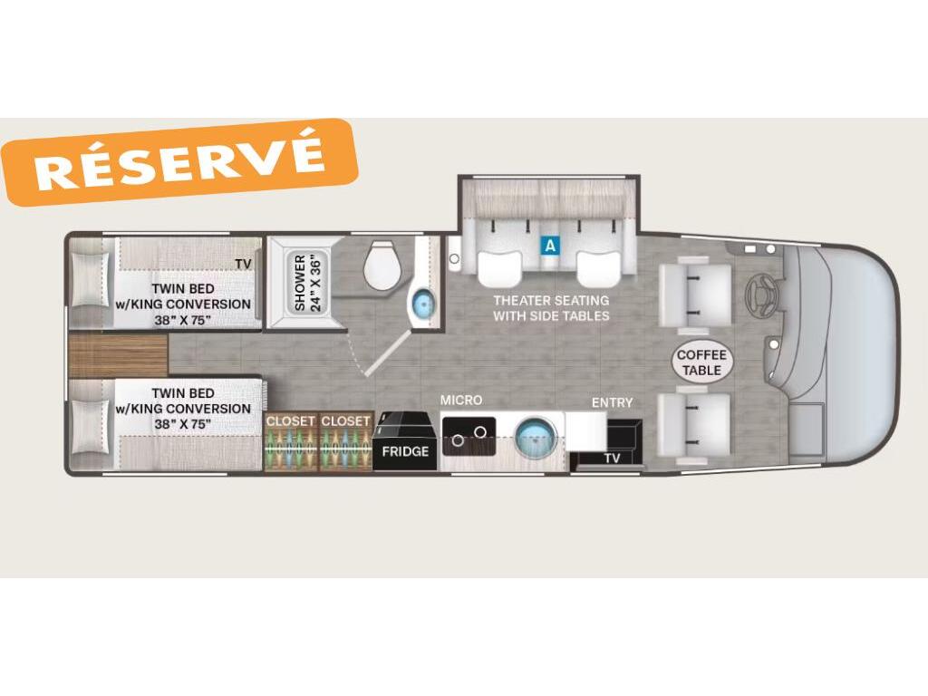 VR Classe A Thor Motor Coach  2026 à vendre