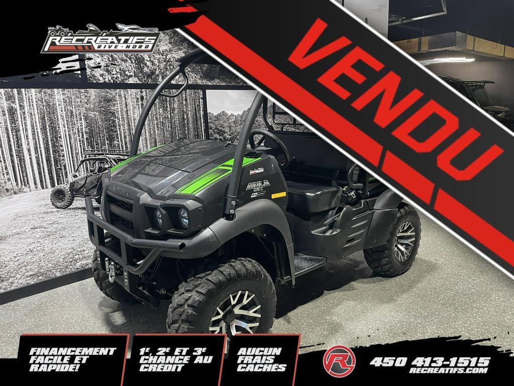 VTT Côte-à-côte Kawasaki Mule 2023 à vendre