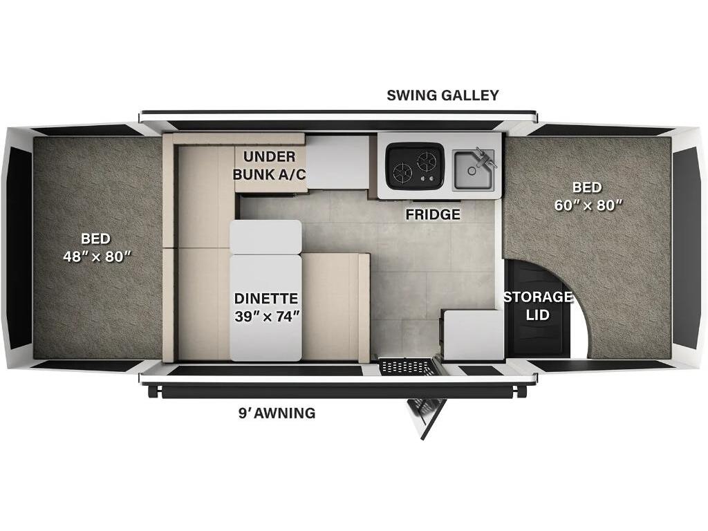 Tente-roulotte Rockwood  2026 à vendre