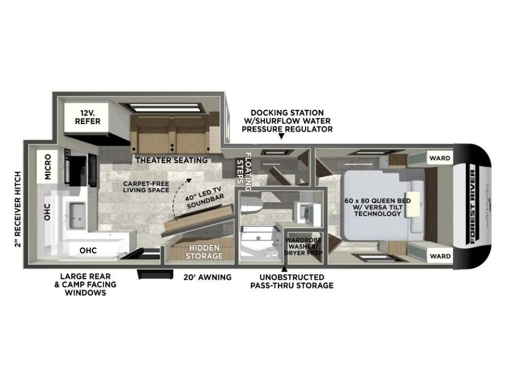 Caravane à sellette Forest River  2026 à vendre