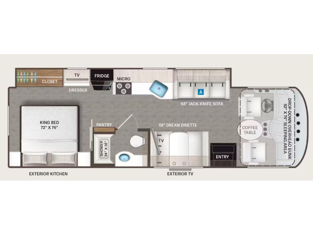 VR Classe A Thor  2026 à vendre