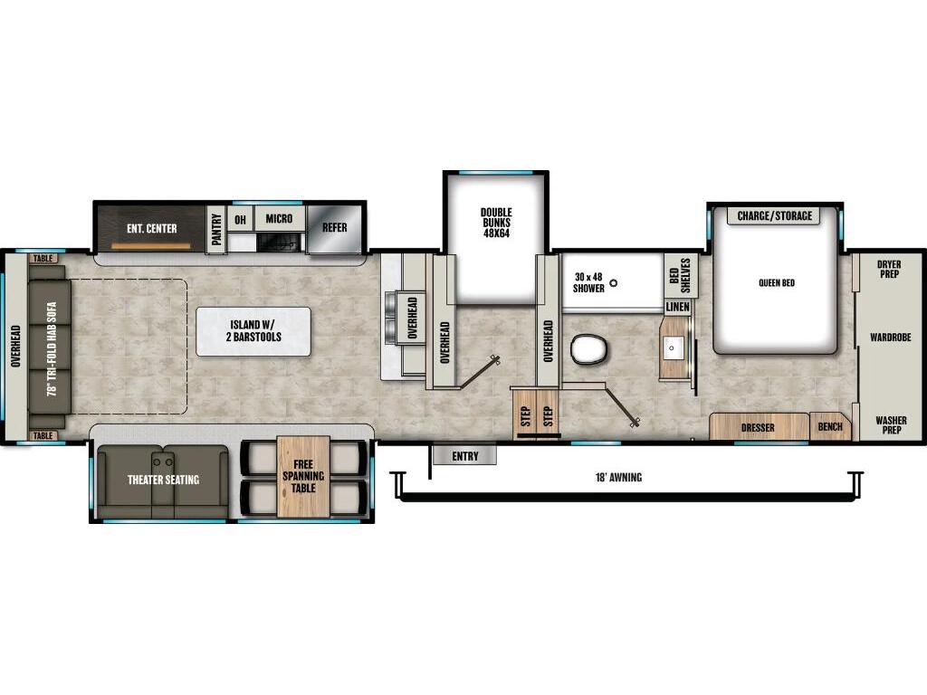 Fifth Wheel Forest River  2026 à vendre