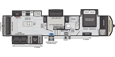 Caravane à sellette Keystone RV 2021 à vendre