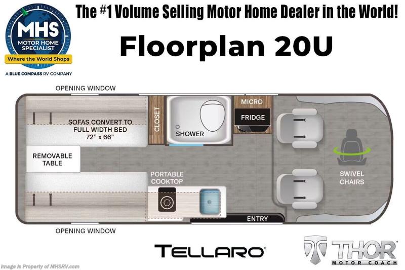 VR Classe B Thor Motor Coach 2026 à vendre