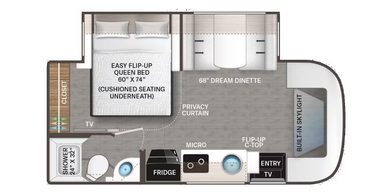VR Classe C Thor Motor Coach 2026 à vendre