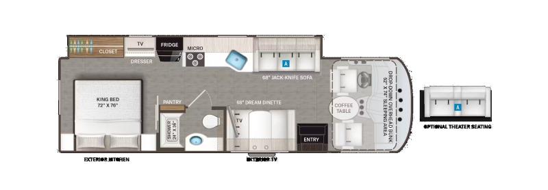 VR Classe A Thor Motor Coach  2026 à vendre