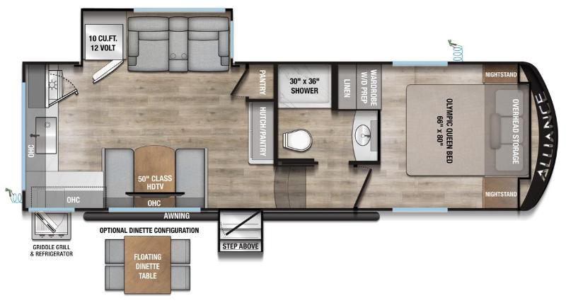 Caravane à sellette Alliance  2026 à vendre
