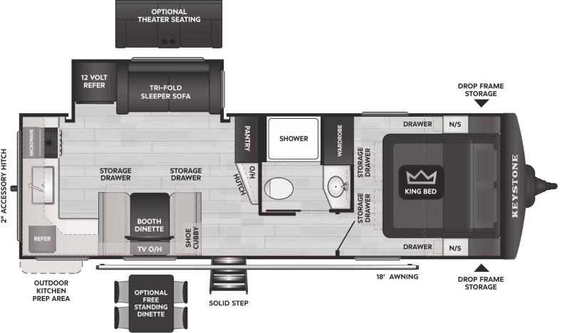 Roulotte Keystone RV  2026 à vendre