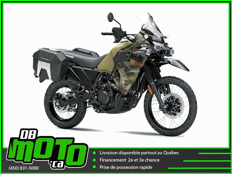 Moto double usage Kawasaki KLR 650 AVENTURE 2025 à vendre