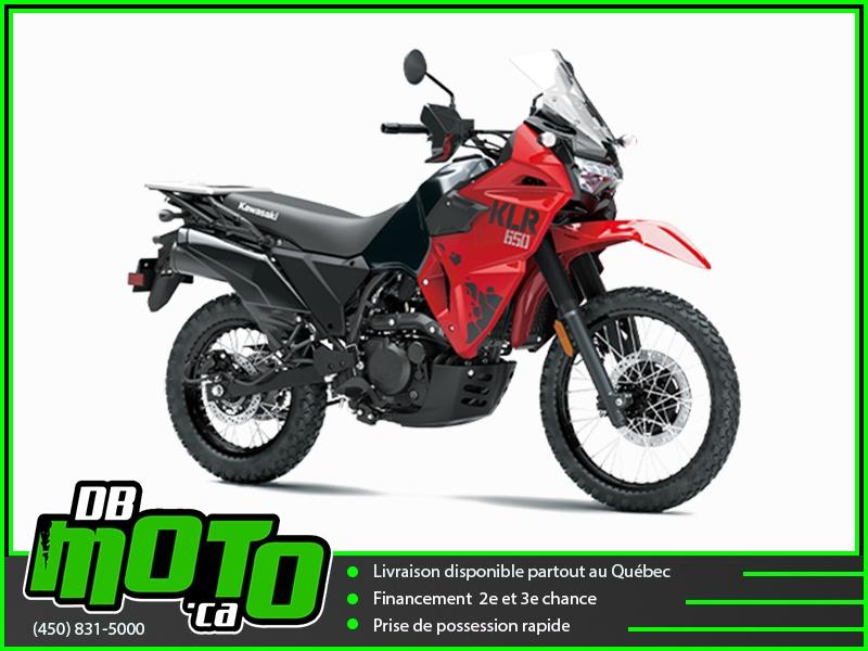Moto double usage Kawasaki KLR 650 2024 à vendre