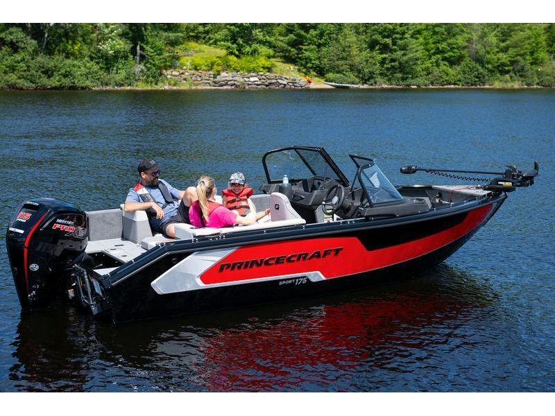 Bateau à moteur Princecraft Sport 175 Rouge  Mercury 115 ProXs 2025 à vendre