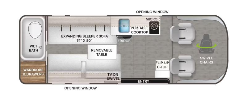 VR Classe B Thor Motor Coach  2027 à vendre