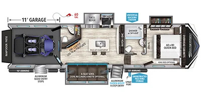 Fifth Wheel Grand Design  2019 à vendre