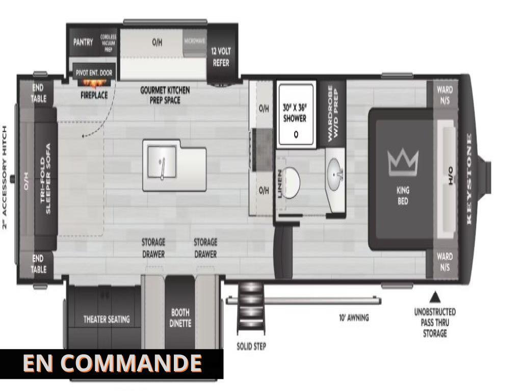 Caravane à sellette Keystone RV  2026 à vendre