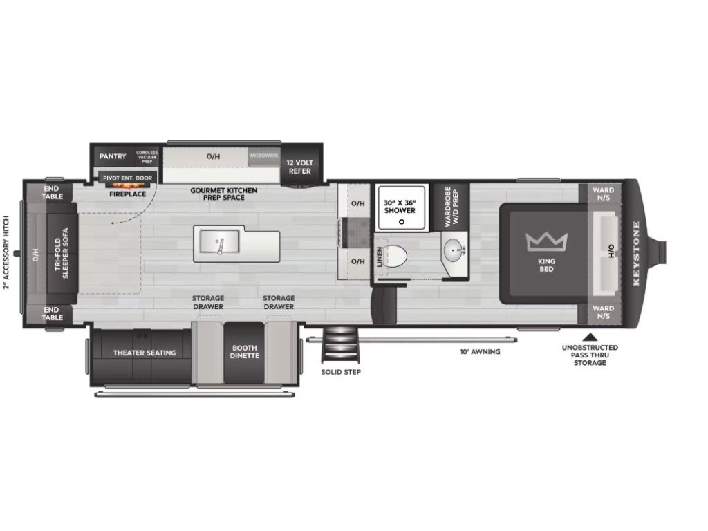 Caravane à sellette Keystone RV  2026 à vendre