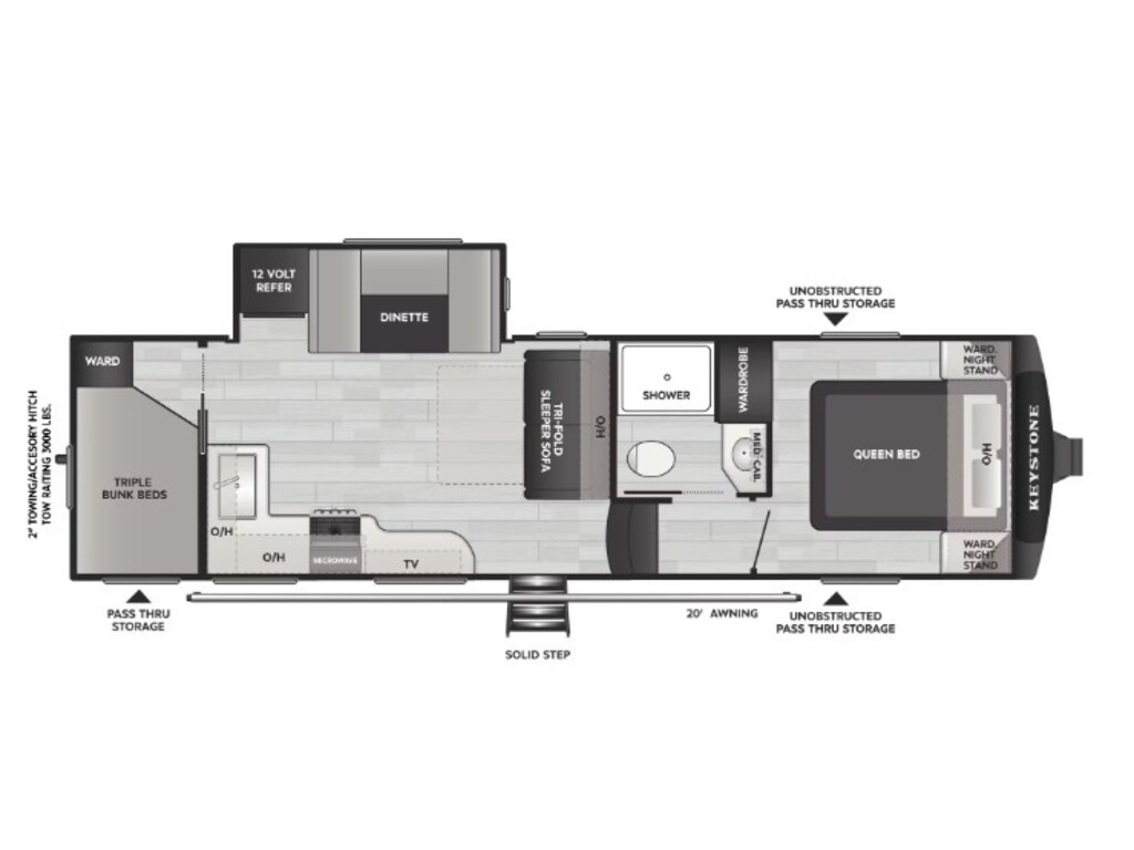 Caravane à sellette Keystone RV  2026 à vendre