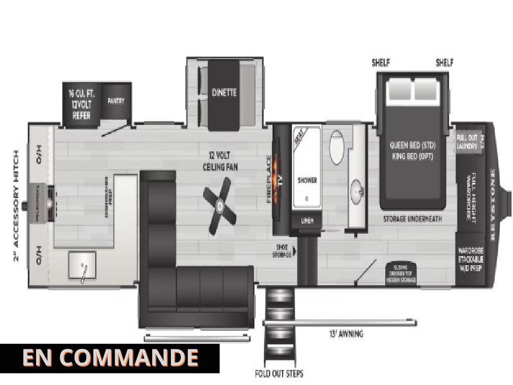 Caravane à sellette Keystone RV  2026 à vendre